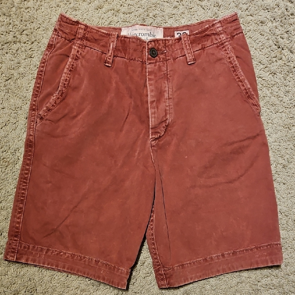 Abercrombie & Fitch Men's Khaki Shorts